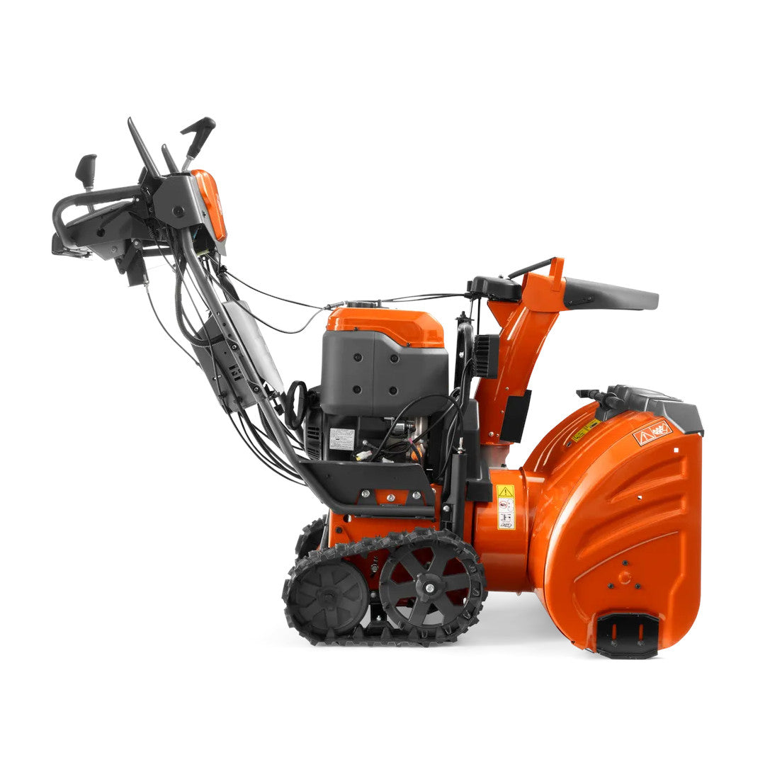 fraise à neige chenilles Husqvarna ST424T profil droit