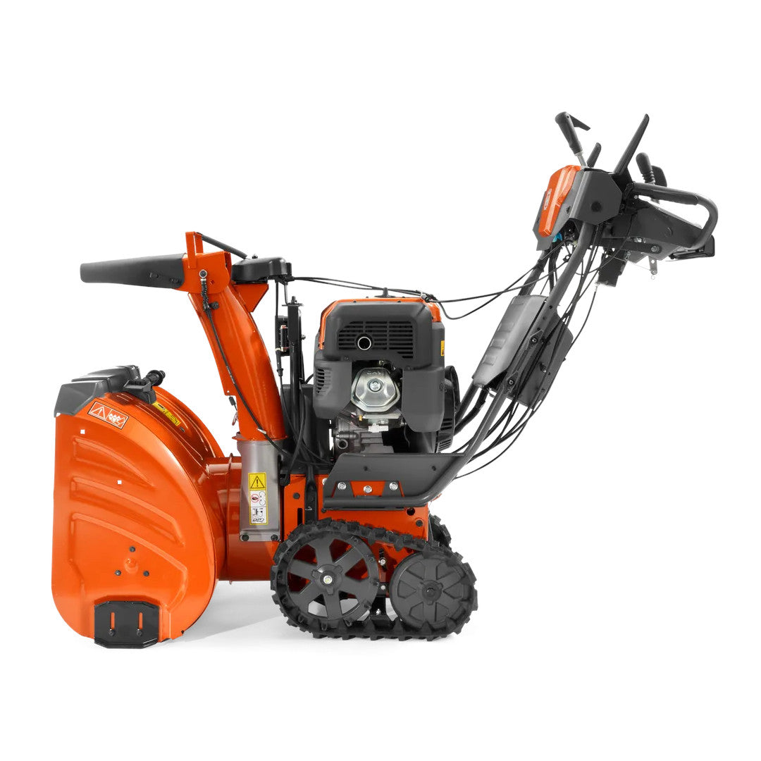 fraise à neige chenilles husqvarna ST424T profil gauche