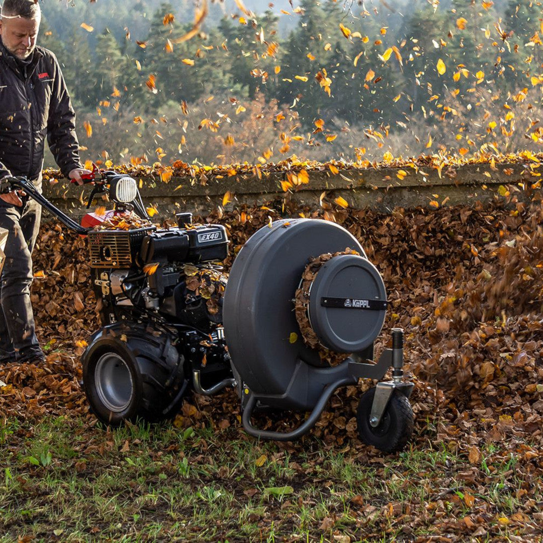 utilisation porte-outils koppl avec souffleur