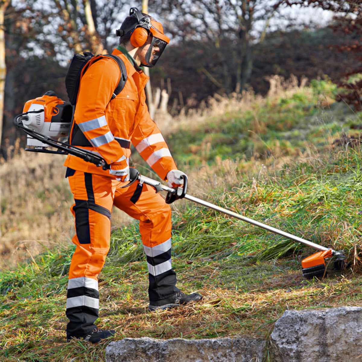 Débroussailleuse à dos thermique STIHL FR 410 C-E