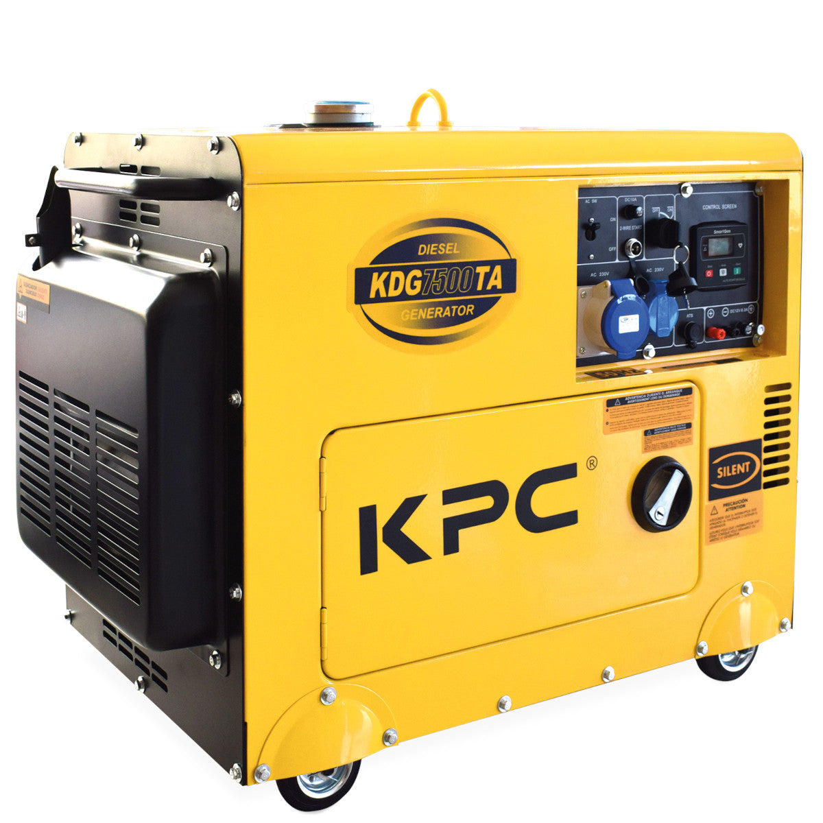 Groupe électrogène insonorisé diesel avec AVR KPC KDG 7500 TA