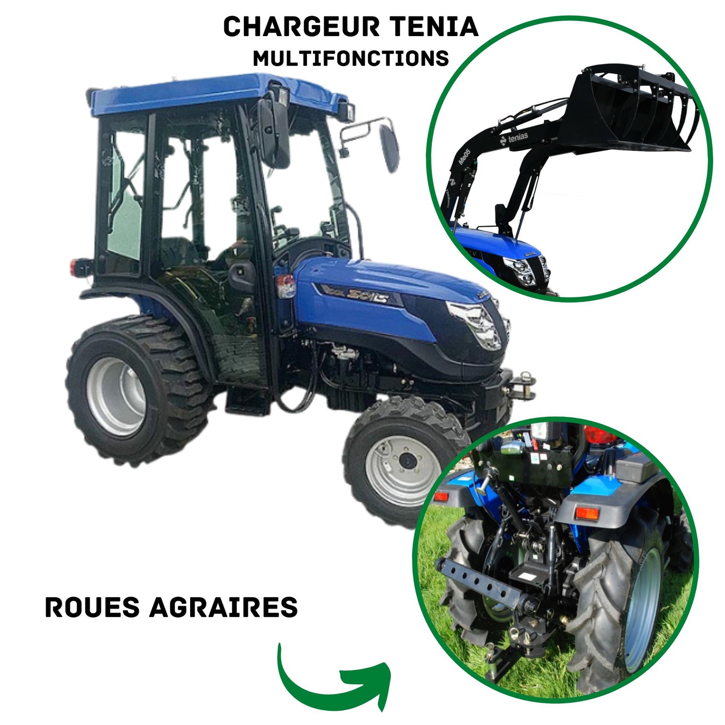 Microtracteur SOLIS 26 9+9 INVERSEUR