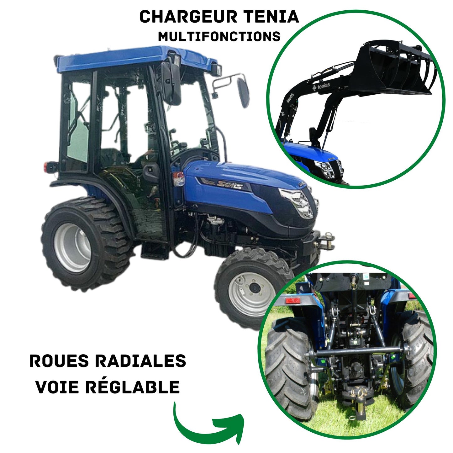 Microtracteur SOLIS 26 9+9 INVERSEUR