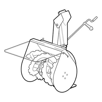 fraise à neige pour porte-outils AGRIA